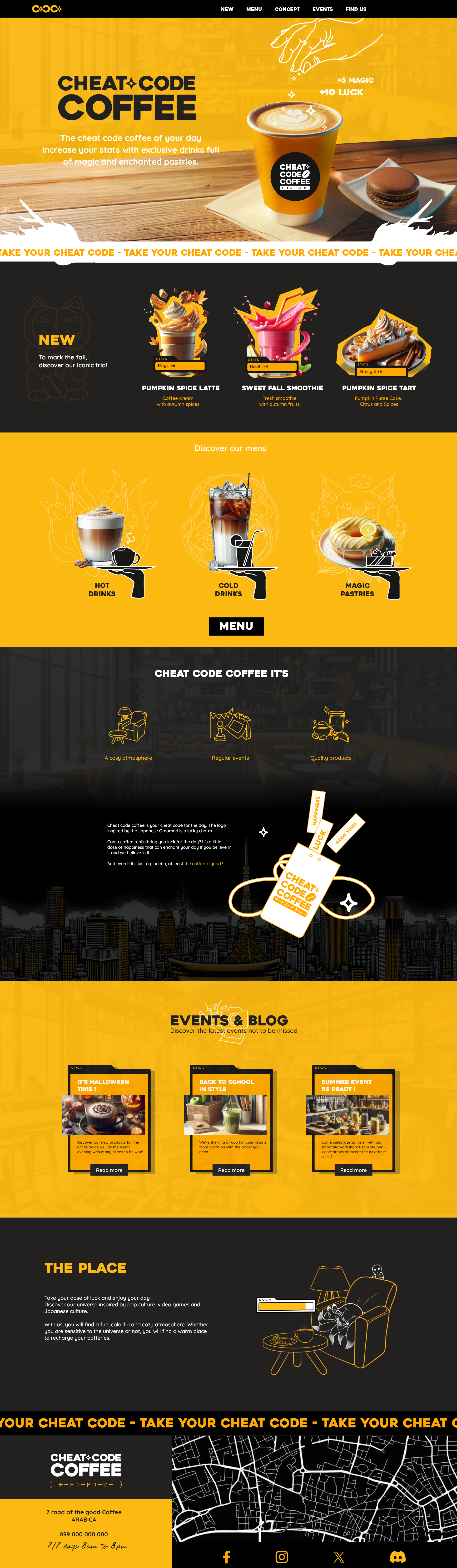 Homepage - CCC vf Website screens