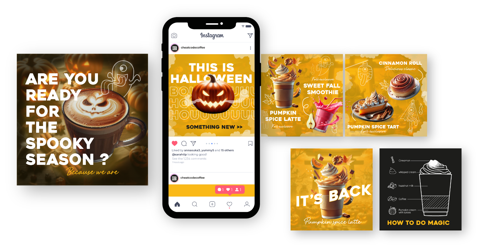 PostsInsta-mobile Instagram posts for Halloween